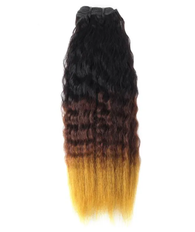 10a ombre peruvian yaki прямые волосы девственные человеческие наращивания 1B427 Омбре 3 шт.