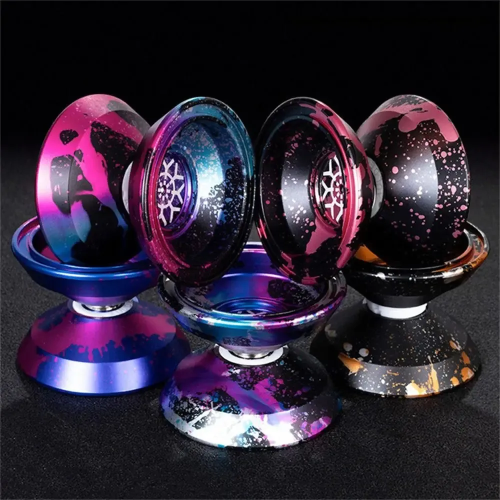 Alaşım Alüminyum Metal Yoyo Moda Yüksek Hızlı Yanıt Vermeyen Yoyo Top 10 Balo Yatak Profesyonel Yo Toys 1A/3/5A 240416