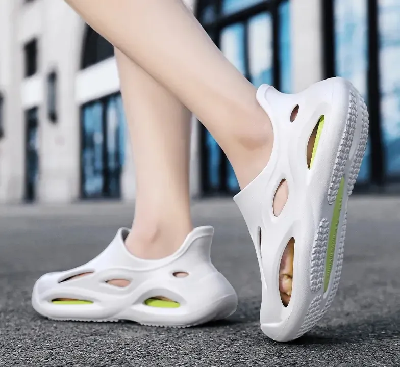 Designer tofflor män kvinnor sommar utomhus glider sandaler storlek 36-45 färg 16