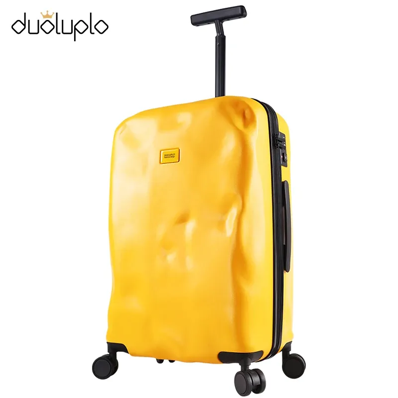 DUOLUPLO 2023 Italian Personality Design Travel Luggage Rolling Wheels