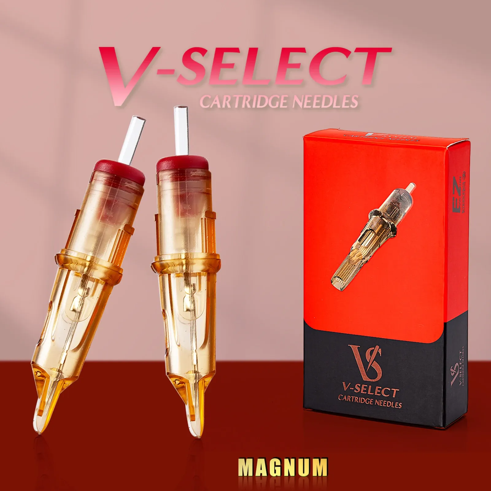 Máquina EZ v Selecionar agulhas de cartucho de tatuagem redondo magnum/magnum curvo Sistema de posicionamento preciso para máquinas de caneta de tatuagem rotativa