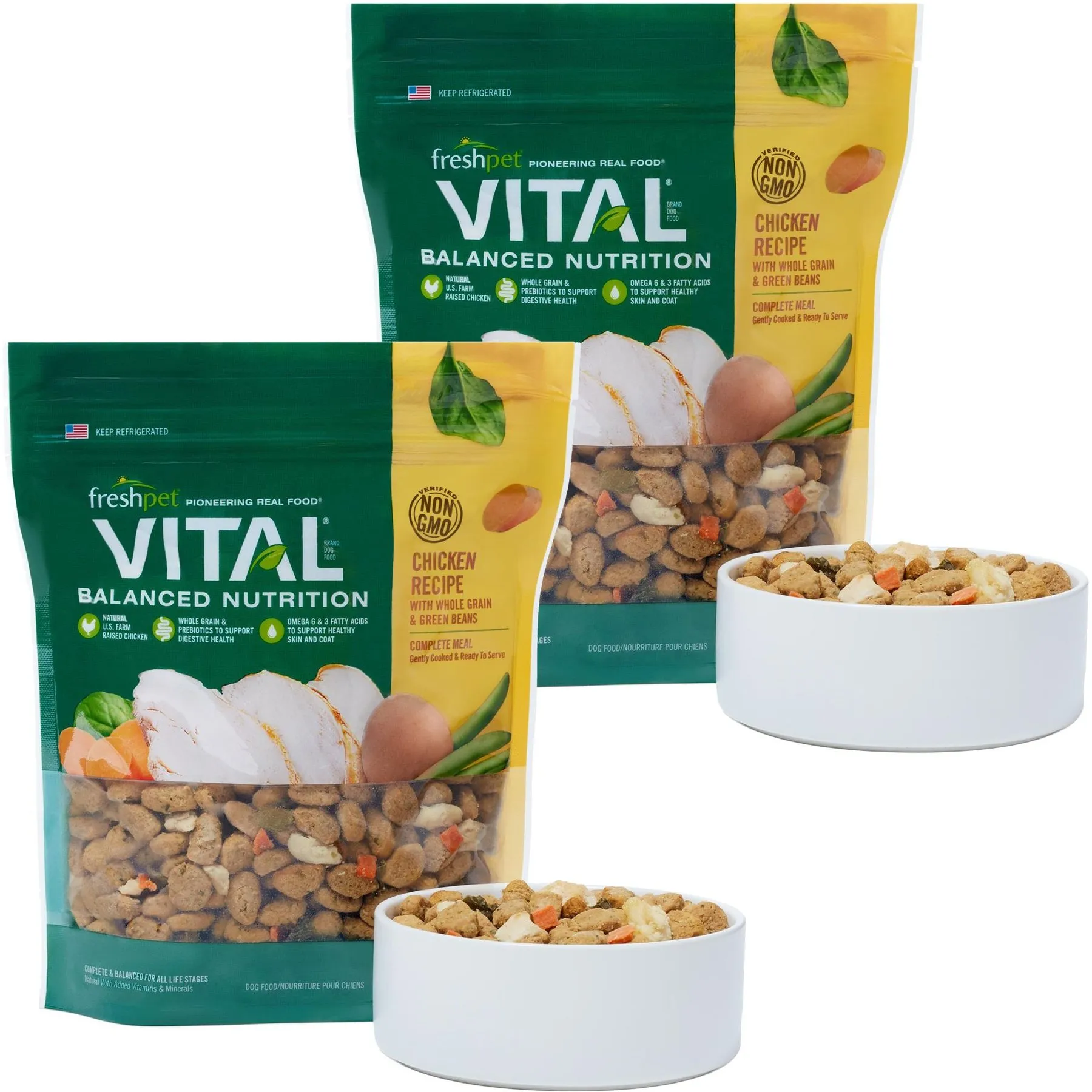 Save Big on Bulk Freshpet Vital Chicken Recipe Fresh Dog Food Freshpet  Vital Chicken Recipe Fresh Dog Food, Lb Bag, Case Of Best Deals on 