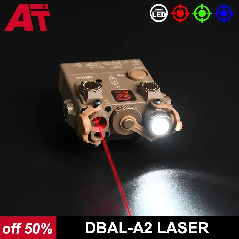 Scopes airsoft dbal a2 laser pointer rood blauw groen dot zicht laser wiHt drukschakelaar stacitcal jachtwapen licht licht fir 20 mm rail