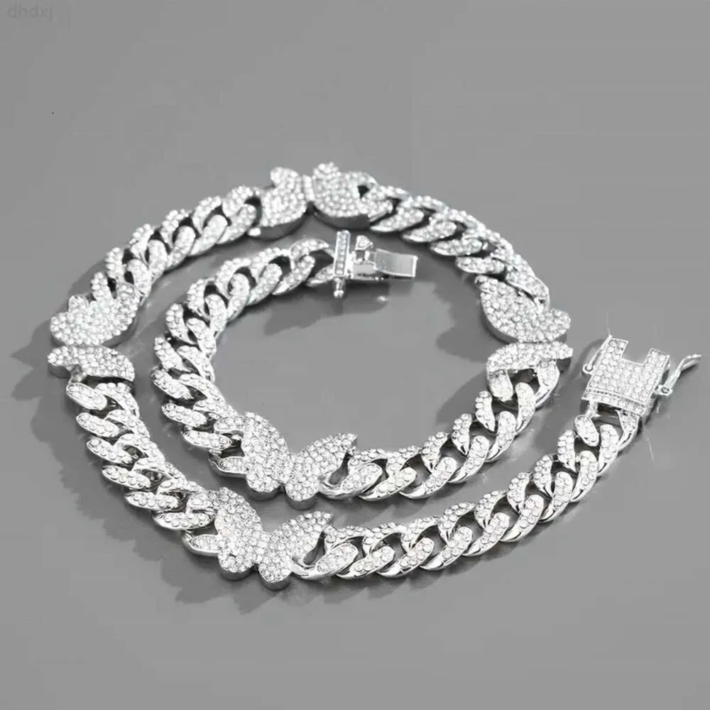 Kibo Gems Iced Out 925 Sterling Silver Round Cut Vvs Moissanite Miami Cuban Link Chain