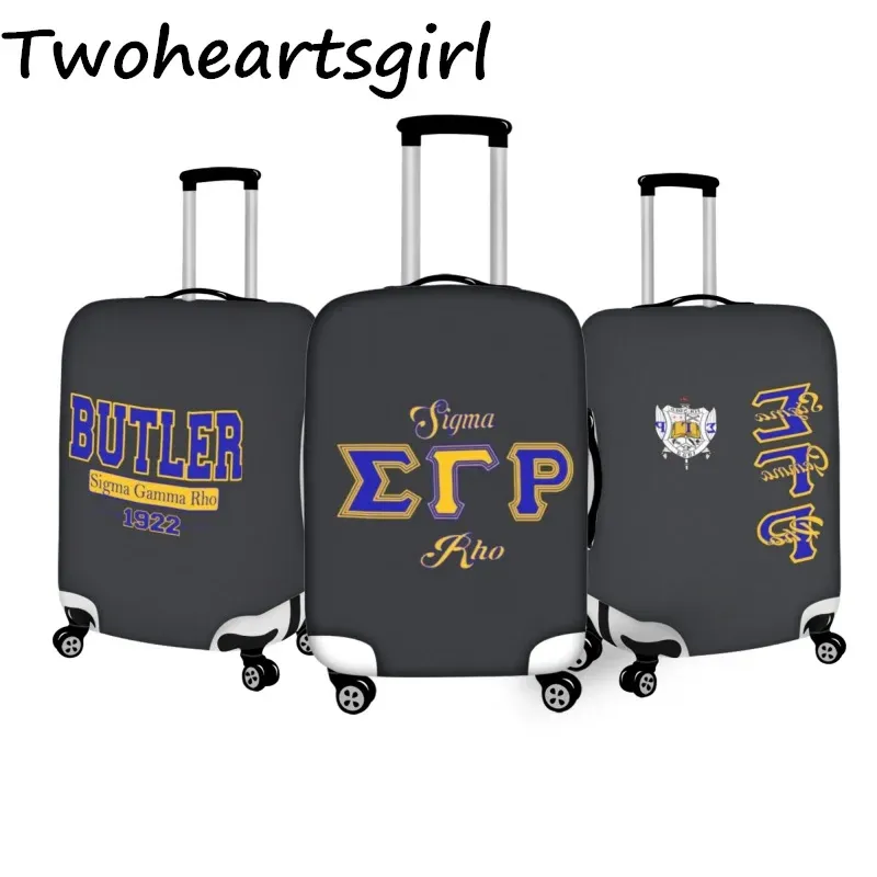 Accessories Twoheartsgirl Sigma Gamma Rho Travelling Luggage Cover Removeable Suitcase Protector Zipper Trolley Case Essential Accessories