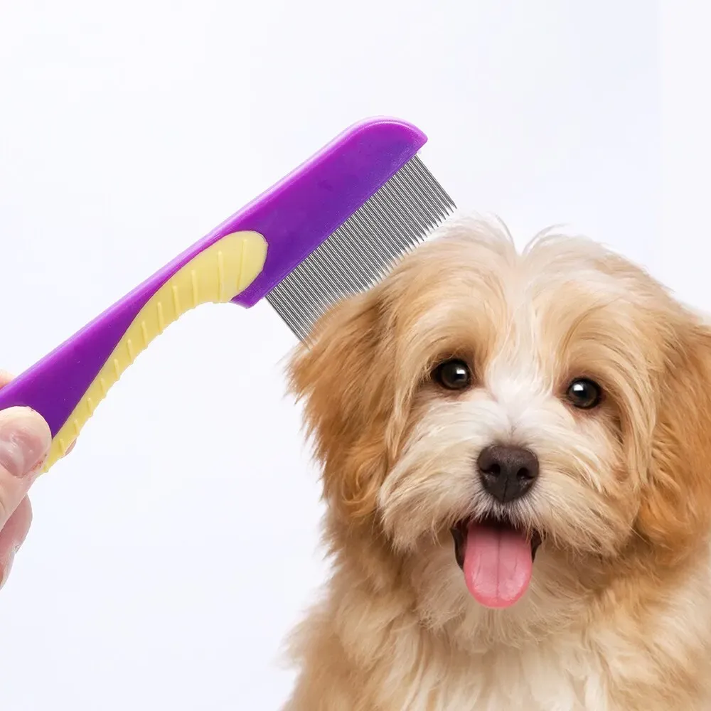 Preparação de 4pcs Definir animais de estimação Terminador de cabelo Combs Limpeza Toolas de derramamento