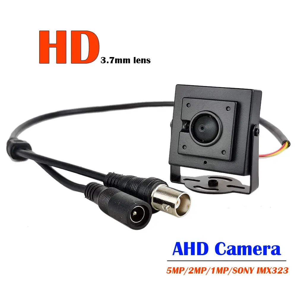 Lens HD 1080p 5MP 2MP 1MP AHD Mini Camera Cone Lens Super Small Surveillance Cam com suporte