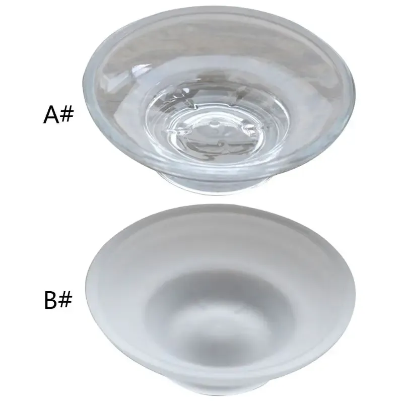 Set 367A Clear Glass Soap Dish Badrumstillbehör för dusch Badrum Hotellbar