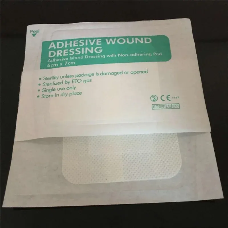 6x7cm Breathable Self-adhesive Wound Dressing Band Aid Bandage Large Wound First Aid Wound Hemostasis