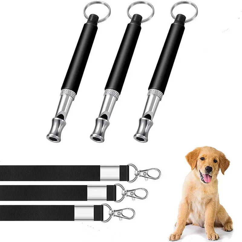 Siffle pour chien siffler pour arrêter le dispositif aboyant chien cuivre cuivre silencieuse formation à ultrason Flûte Arrêtez de aboyer pour les fournitures pour animaux de compagnie outil