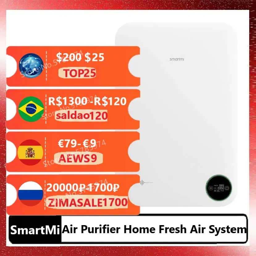 Purifikatoren Smartmi Luftreiniger Haus Frischluftsystem Luftheizung Purifier Anti -Haze Formaldehyd Elektrische Hilfshalle XFXTDFR02ZM