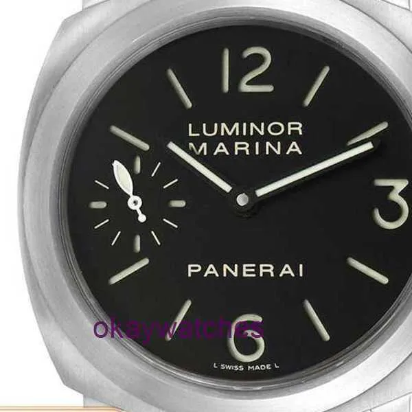 Pannerai Titta på lyxdesigner Luxury Series PAM00177 Titanium Manual Mechanical Mens 44mm