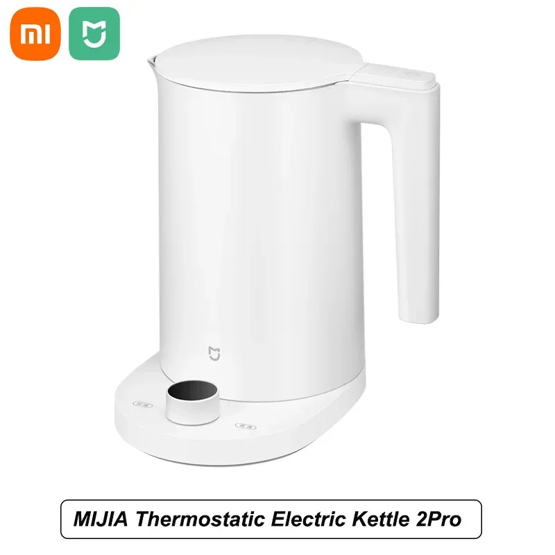 Kettles Original Xiaomi Mijia Thermostatic Electric Kettle 2 Pro Intelligent LED Display SEPLESS Temperaturjusterbar tekanna