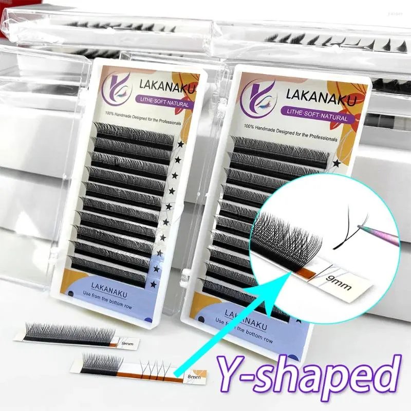 Ложные ресники Lakanaku yy Shape Shape Distash Made Brazilian Volume Cilia Soft Extension Fan