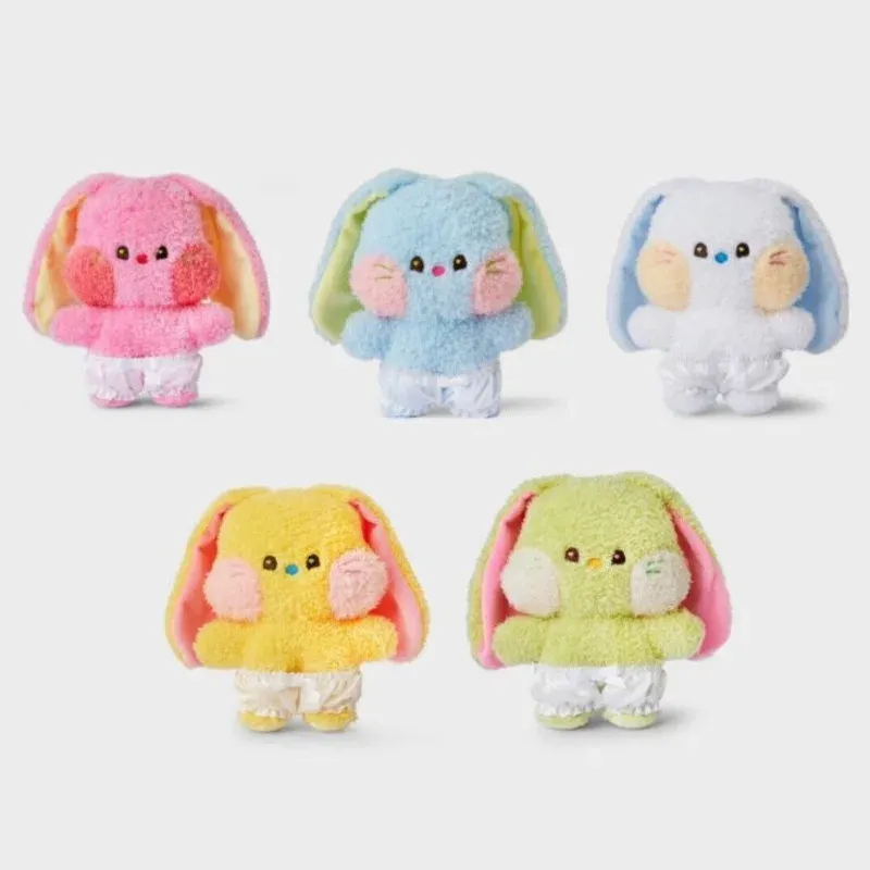 Pillow 1/5pcs Kpop NewJeans Plush Doll Kawaii Minji Danielle Haerin Hyein Hanni Plush Dolls Cartoon Rabbit Soft Anmial Pillow Fans Gift