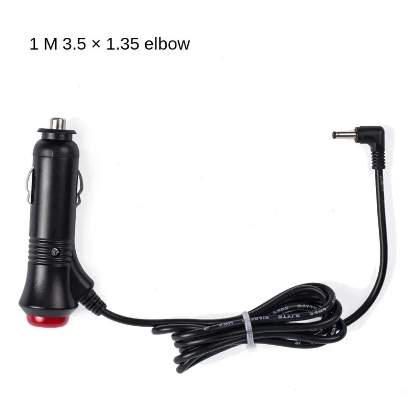 2024 Car DC 12V 24V DC2.1 3.5mm Plug Cigarette Lighter Power Adapter with Switch 1/ 3 Meters Cable for E Dog GPS RadarCigarette Lighter Cable Switch