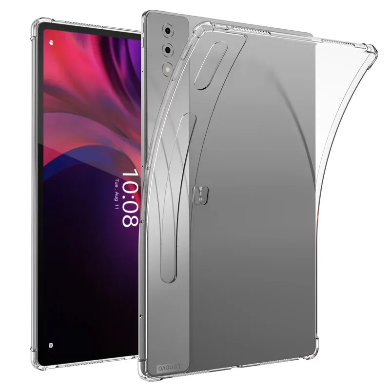 Taschen 4 Airbags Stoßdämpfer Funda für Lenovo Tab Extreme 14,5 "Tablet PC Ultra dünn transparent weiche TPU -Rückseite Abdeckung