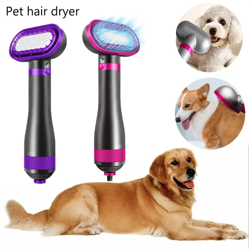 Dryer Pet Dog Dryer Quiet Dog Hair Dryers and Comb Brush Grooming Kitten Cat Hair Comb Puppy Fur Blower Low Noise Temprature