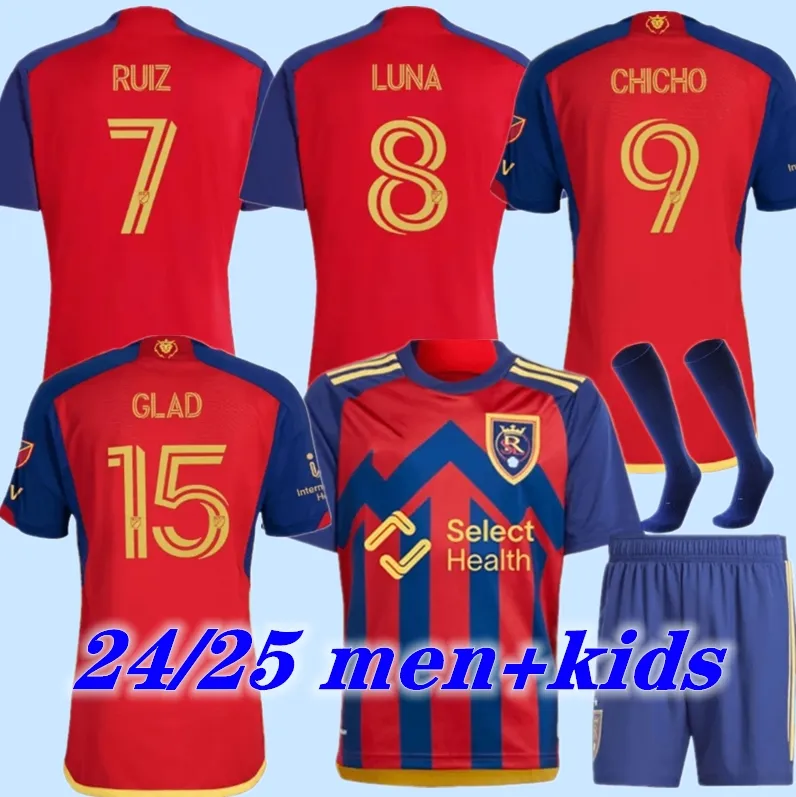 2024 Rzeczywiste koszulki piłkarskie SALT CORDOVA CIED MACMATH HERRERA LAKE Home Football Shirt Mundurs 2025 Fani Męs