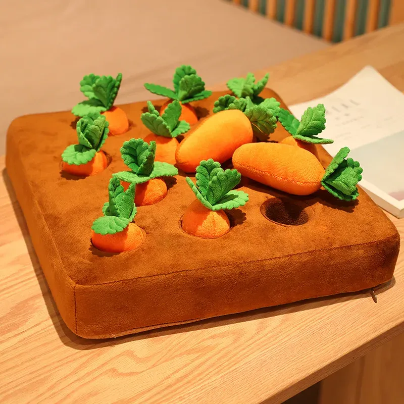 Kissen Gemüsegarten Karotten Plüschspielzeug Ziehen