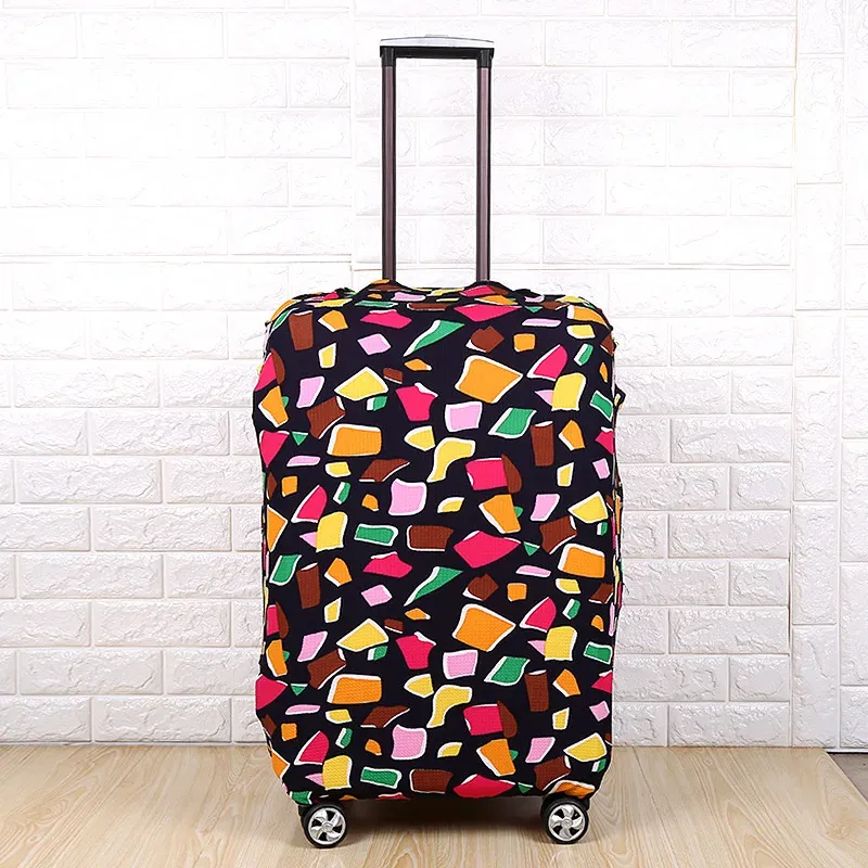 Accessories Fashion Suitcase Cover High Elastic Stripe Love Heart Shaped Luggage Case Dust Cover For1832Inch Suitcase Essential Accessories