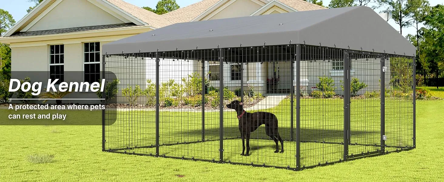 Large Outdoor Dog Kennel,118
