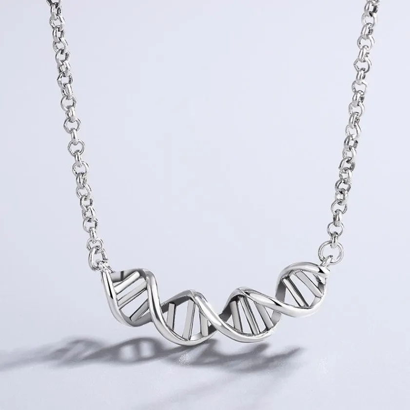 Catene Ventfille 925 DNA in argento sterling ed collana a spirale per donne regali alla moda per feste di gioielli 2021 drop276n