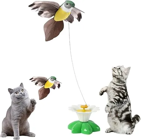 Interactive Flying Bird Cat Toy Electric Teaser for Indoor Cats