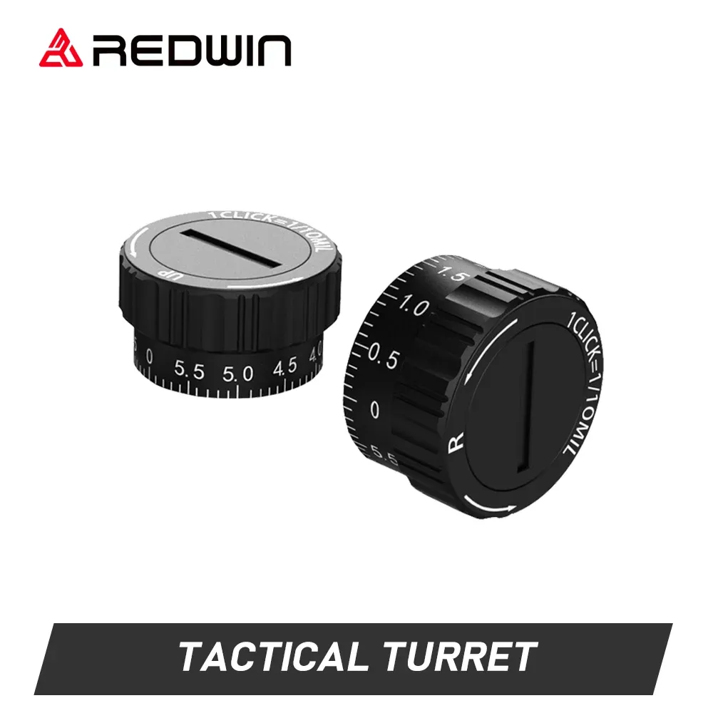 Scopes Red Win 1/10Mil 1/5Mil 1/2MOA Tactical Turret w/ Zero Lock Function Zero Knob for Many Type of Hunting Rifle Scope