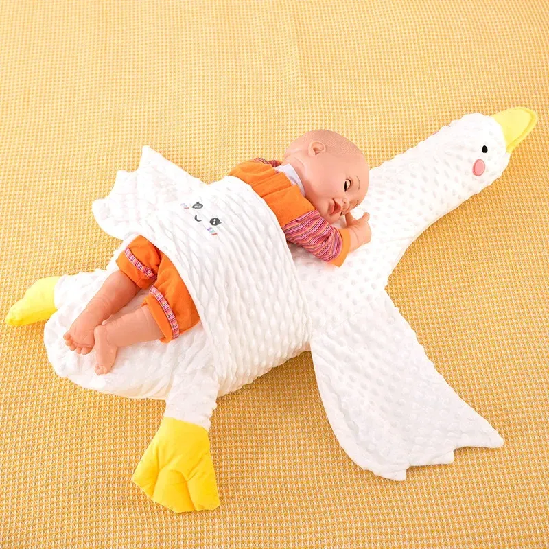 Dockor Big White Goose Pillow Plush Toy Bean Baby Comfort Sleeping Doll Löstagbar Jack Skellington