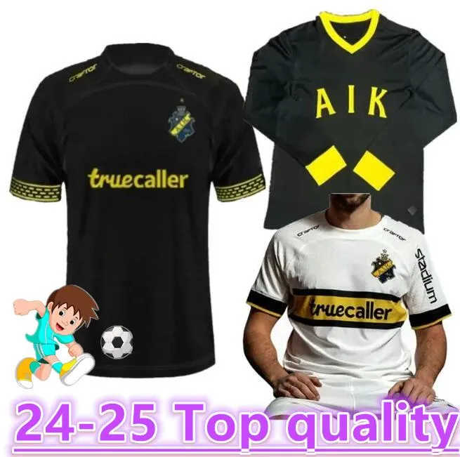 24 AIK Solna Fußballtrikots Stockholm Spezial in Limited-Edition Fischer Hussein Otieno Guidetti Thill Tihi Haliti 132 Jahre Geschichte 23 24 Jersey Fußballhemden Man89