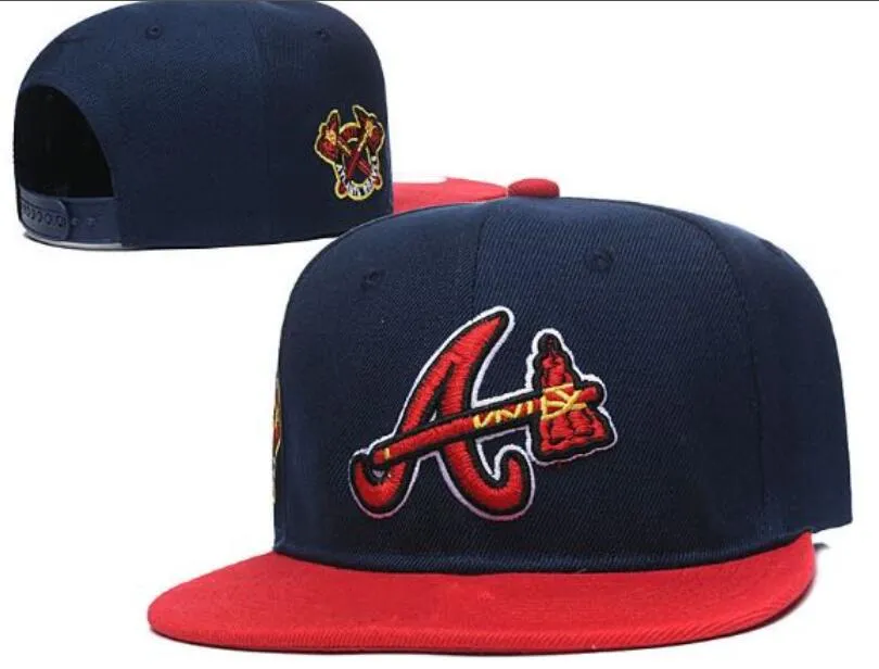 Ball Caps 2023-24 Atlanta''' Braves'''Unisex Fashion World Series Baseball Cap de base la ny Snapback Hat Men Femmes Sun Hat Bone Gorras broderie Cap de taille ajustée Wholesale A0