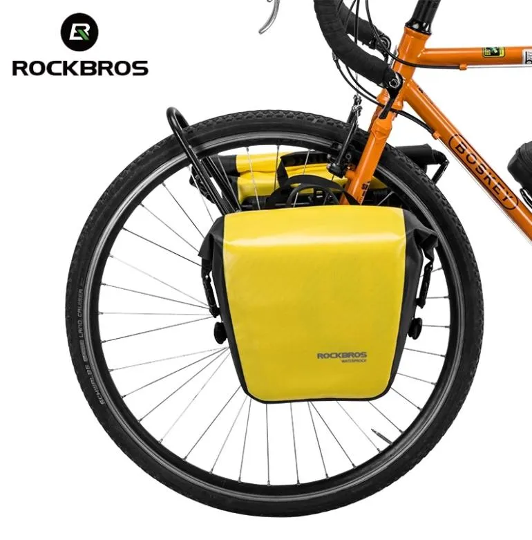 ROCKBROS Whole Bike Bicycle Rear Rack Saddle Bag Outdoor Waterproof Cycling Travelling Pannier Bags for Bicycles8075175