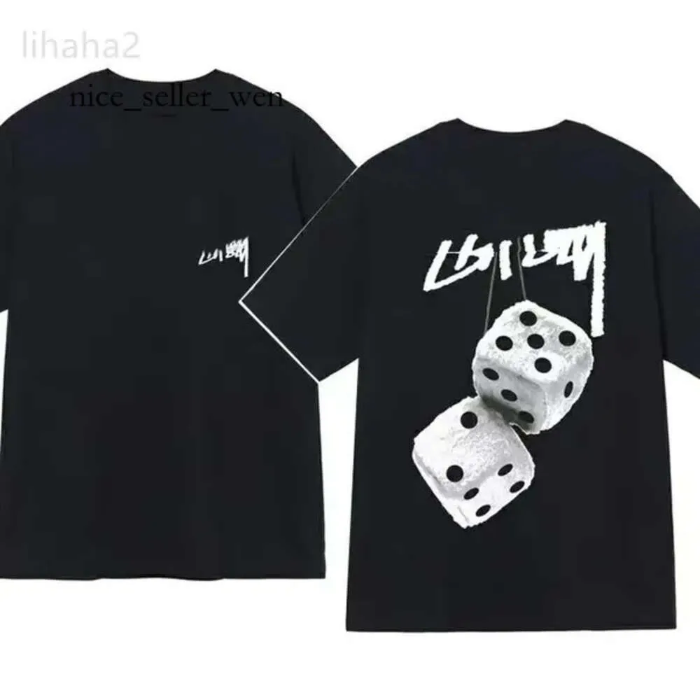 Stussy Shirt Study Shirt Mens Womens Sy T-shirt Designer Black 8 Shirt for Men Graphic Short à manches Tee Designer Summer Stussness Street Sports Clothes T-shirt 156