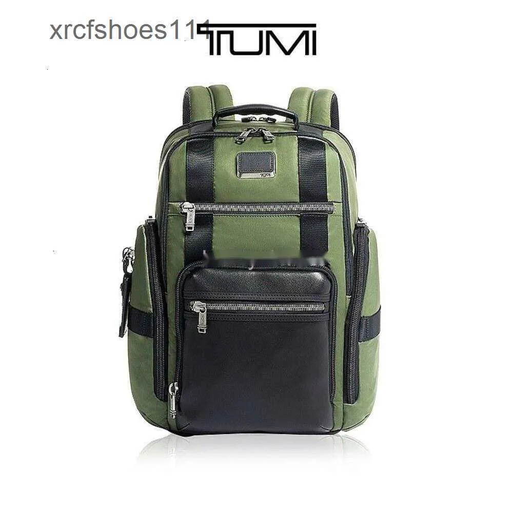 Pack Tummii High Nylon 2024 Bag Tummii Alpha Computer Mens ryggsäck Business Designer Funktionell ballistisk resor tillbaka kvalitet 232389 påsar 684 3T5E