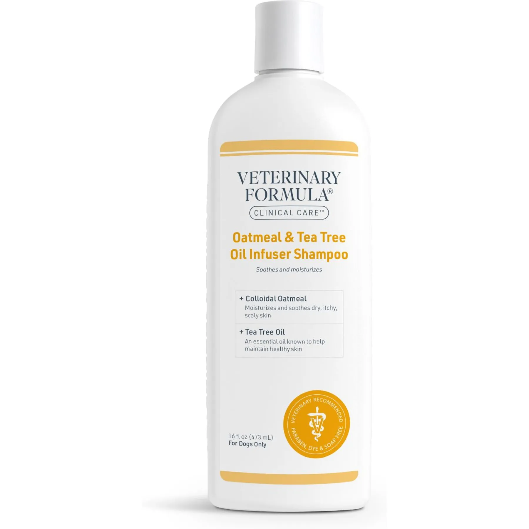 Natural Dog & Cat Shampoo - For Smelly, Itchy Skin & Sensitive Pets (16.9oz)