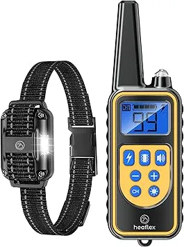 Heaflex Electric Dog Training Collar With Remote 1640FT, E Shock