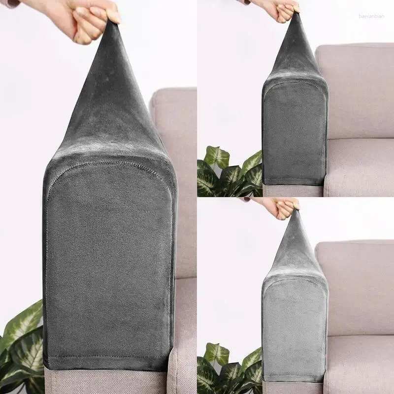 Stol täcker soffa armstäckning elastiska möbler slipcovers för fåtölj jacquard stickad anti-slip elasticitet och stretch passar soffdekor