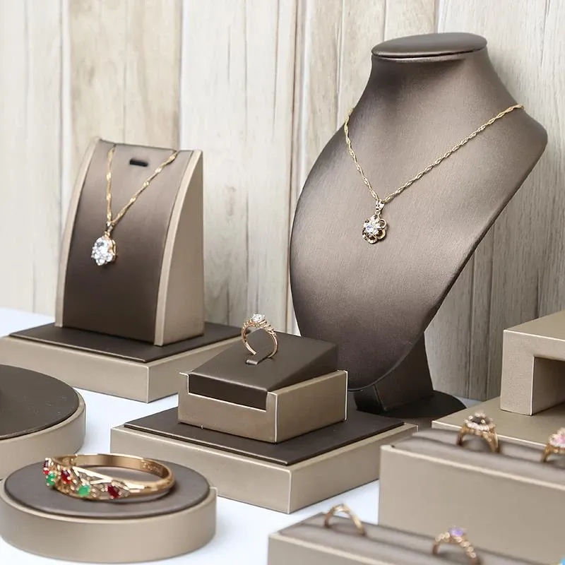 Halsband halsband display stativ smycken förvaring rack halsband konsol hållare smycken butik detaljhandelsprydnad