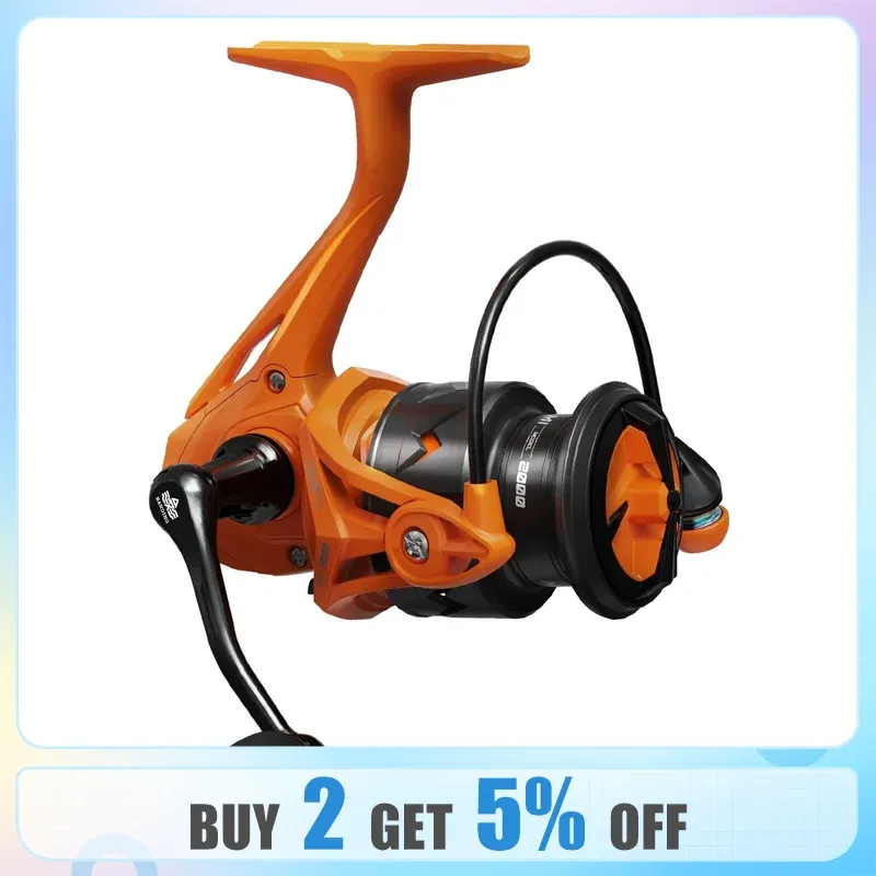 Accessoires Danding Spinning Fishing Reel 12kg Max Drag 5.2: 1 Ratio de vitesse 7 + 1BB Long Bouette de pêche 2000 ~ 6000 styles sérieux 3