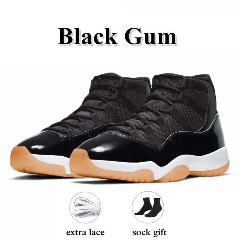 Jordan 11 black and gum online