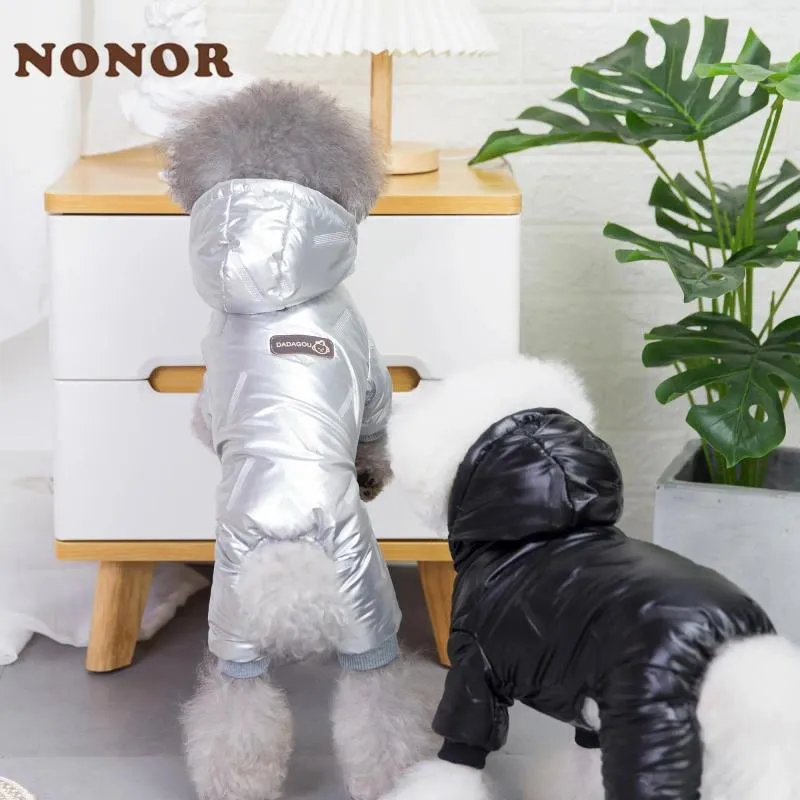 Odzież dla psa nonim zima, gęstej kurtki dla zwierząt wodoodpornych ubrania dla małych średnich psów Puppy płaszcz Chihuahua Yorkie ubranie