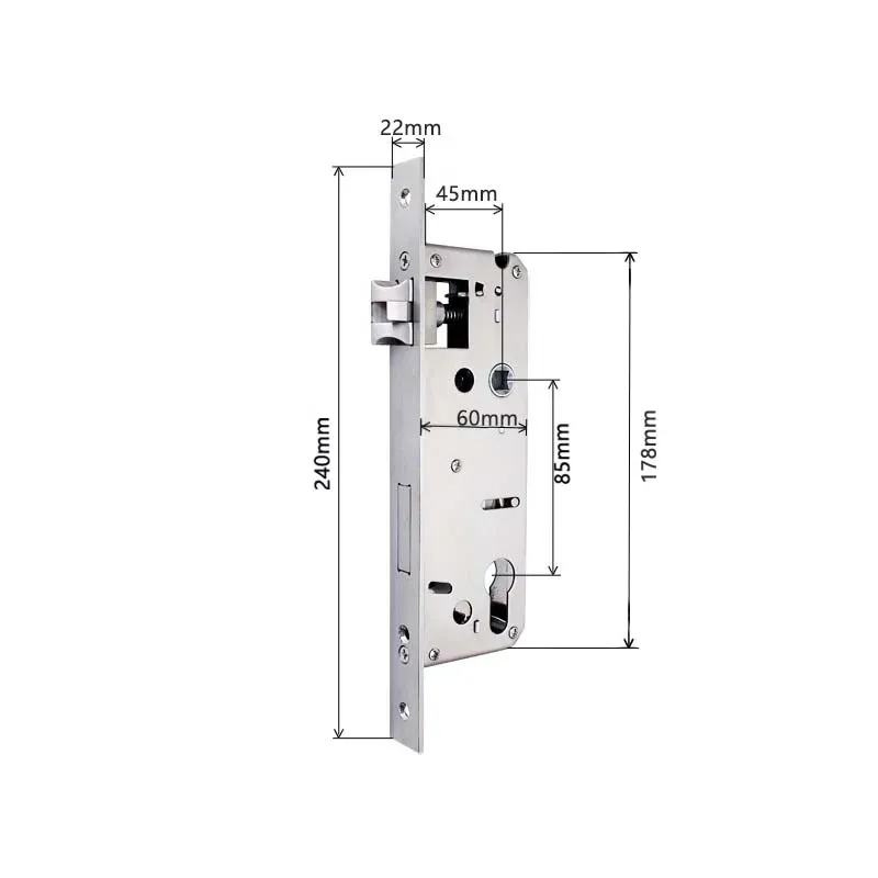 Kontroll 2885 3085 4085 4585 5085 6085 7085 Lock Body Mortise for Aluminium Door Smart Lock 1 Order