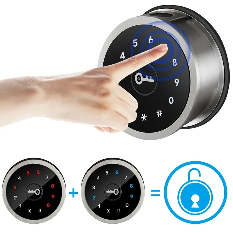 Control TTLock Smart Fingerprint Printing Door Lock Bluetooth Password Electronic IC Cards Key APP Remote Control Antitheft Smart Locks