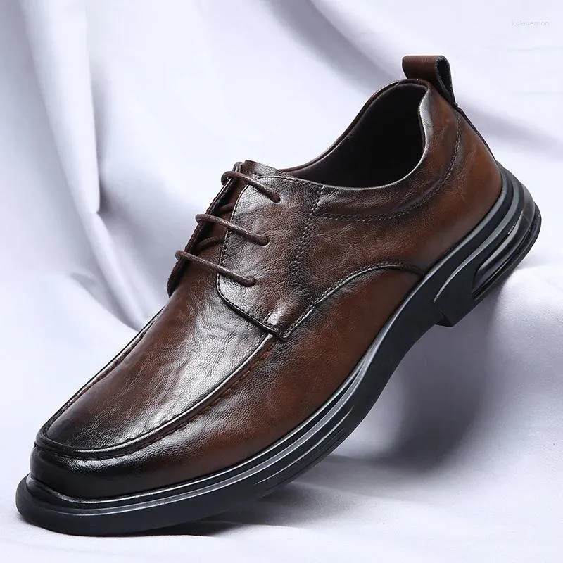 Scarpe casual vera mocassini primaverili da uomo in pelle morbida mocsine di alta qualità slitta