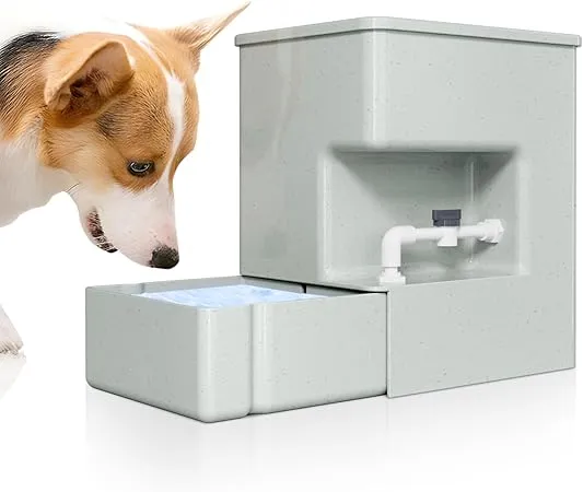 Automatic Dog Water Bowl Dispenser 2.11 Gallon Large Capacity Pet Waterer  for Cats and Dogs from Dhgate Dog Automatic Feeders - price 39.03