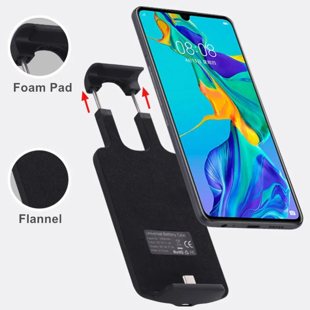 Cas 5.06.5 Case de puissance Universal Typec pour Huawei Samsung Meiz Oppo Zte OnePlus Xiaomi Chargeur de batterie COUVERTURE RÉGLABLE