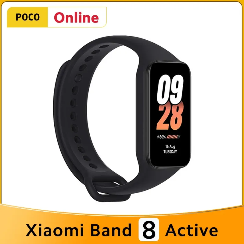 Wristbands Global Version Xiaomi Mi Band 8 Active Smart Bracelet 1.47" TFT Display 50+ Fitness Modes Heart Rate SpO2 Monitoring Smartband