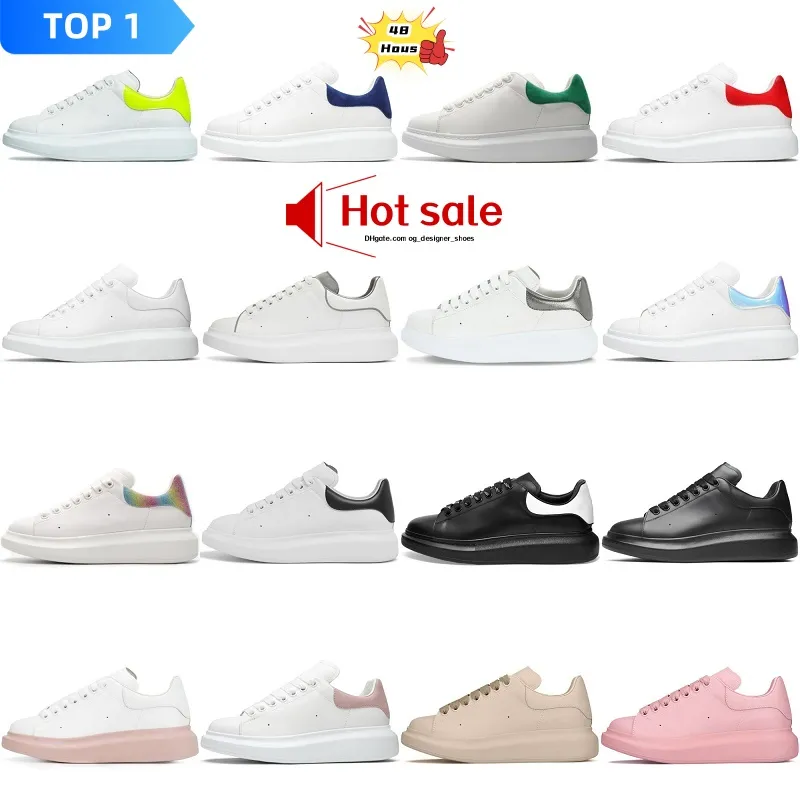 Designer Heren Casual schoenen Dames interne hoogte sneakers Leer vetermode platform OG Triple zwart wit poeder fluweel suède luxe verhoogde schoenen