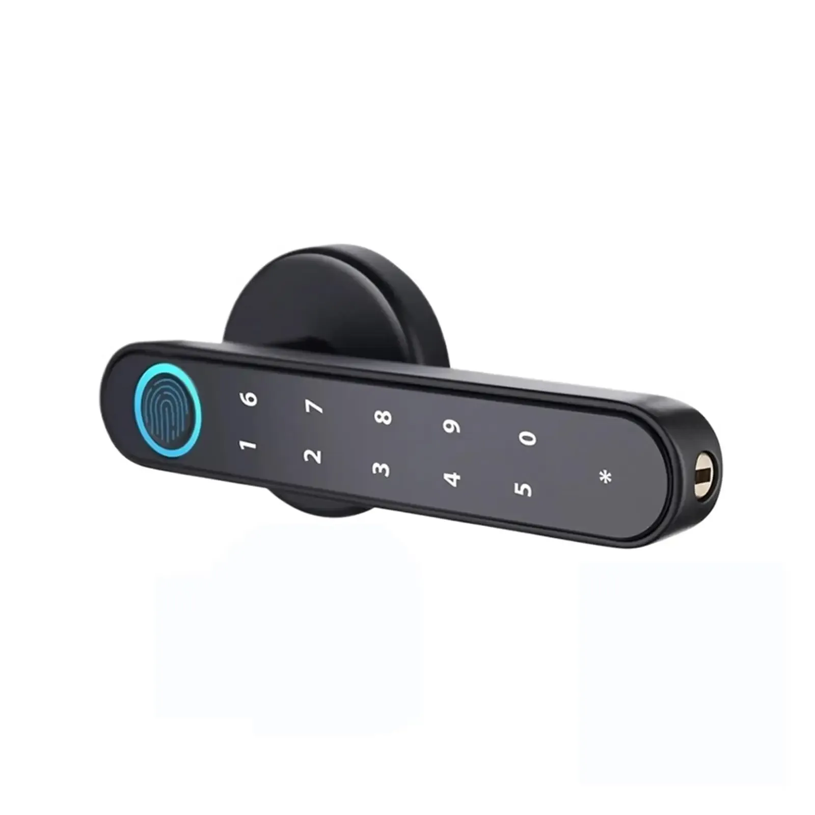 Contrôle avec TUYA Biométrique Empreinte digitale Smart Door Lock Electronic Digital Mot Mot de passe digital Empreinte sans clé Poignée de porte de sécurité Accueil